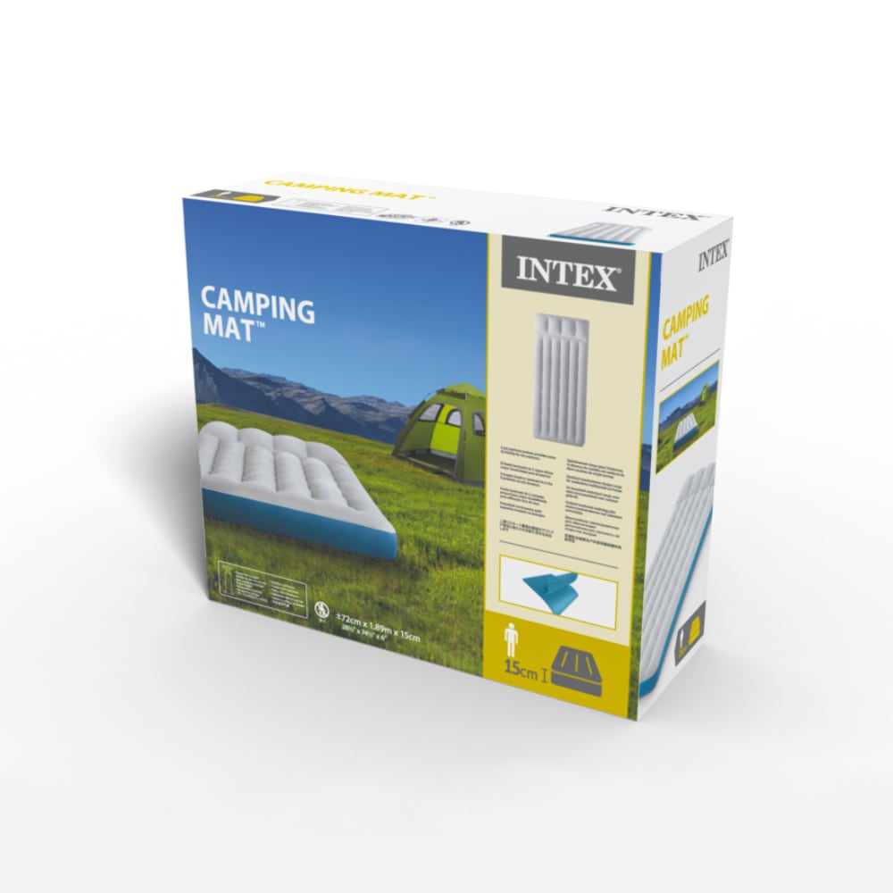 Colchón Inflable Camping Individual INTEX Talla M 72x189x20 cm