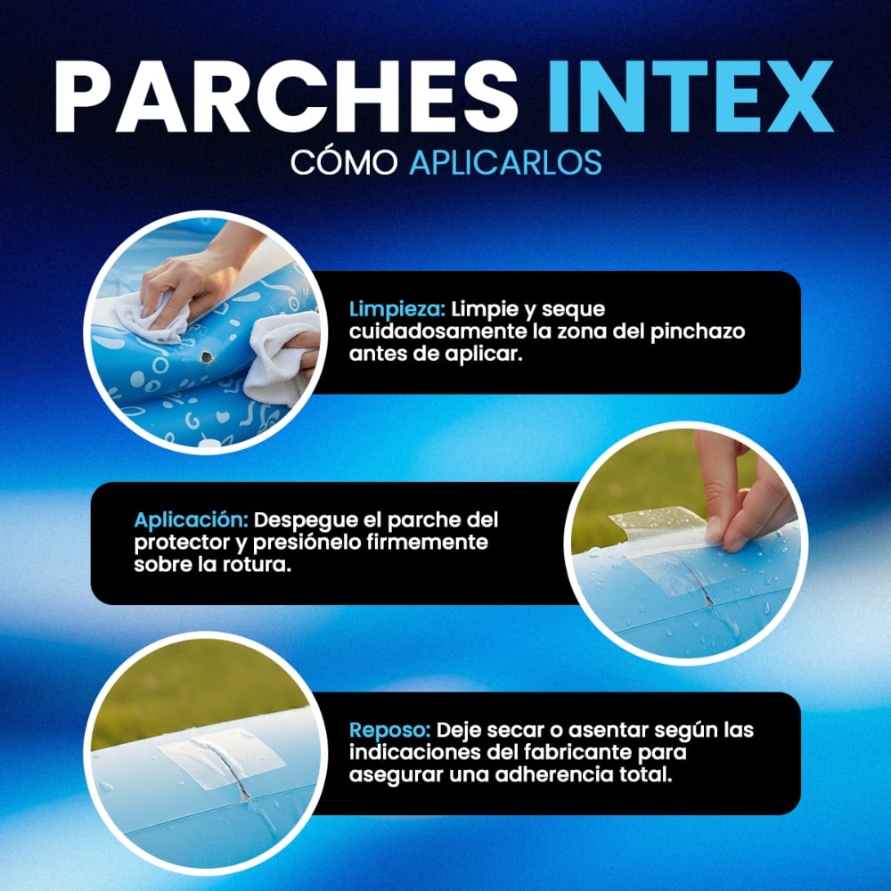 Kit Parches de Reparación INTEX 6 un.