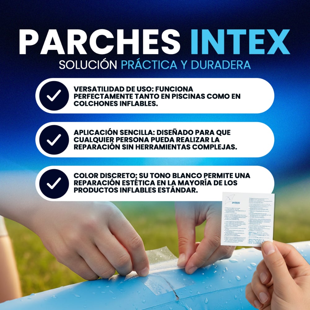 Kit Parches de Reparación INTEX 6 un.