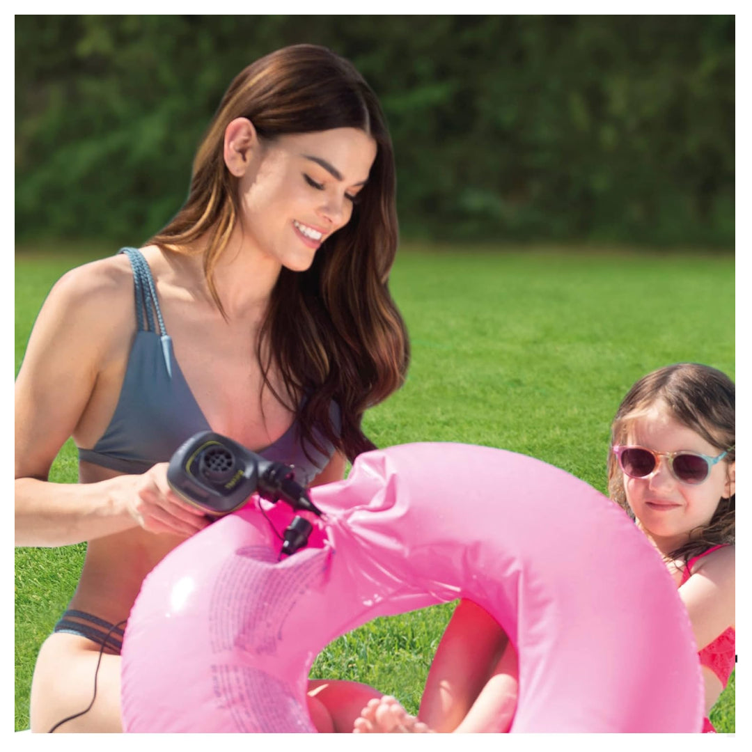 Inflador Eléctrico INTEX Quick Fill con Adaptador de Auto