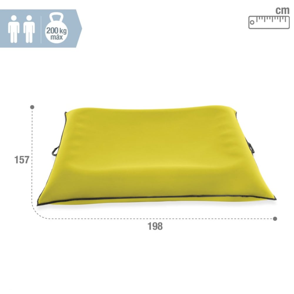 Colchoneta Inflable INTEX Luxe Lounge 198 x 157 cm