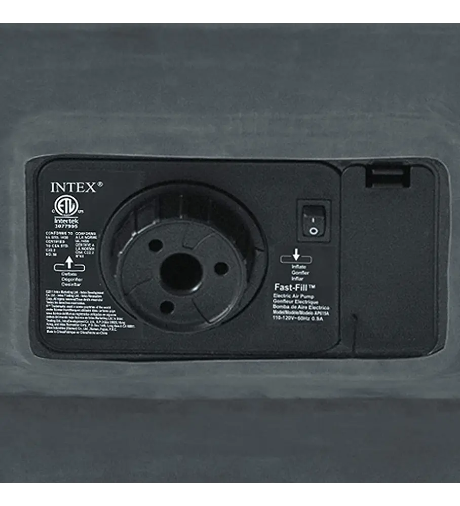 Colchón Inflable Eléctrico INTEX 1,5 Plazas Dura-Beam Comfort Plush