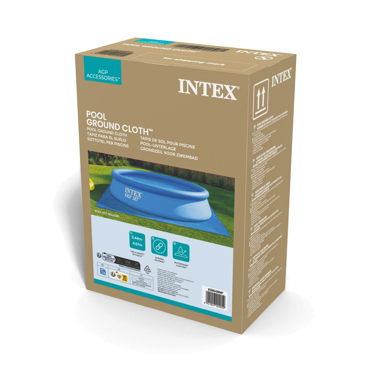 Tela de Piso INTEX 4.72m para Piscina - caja