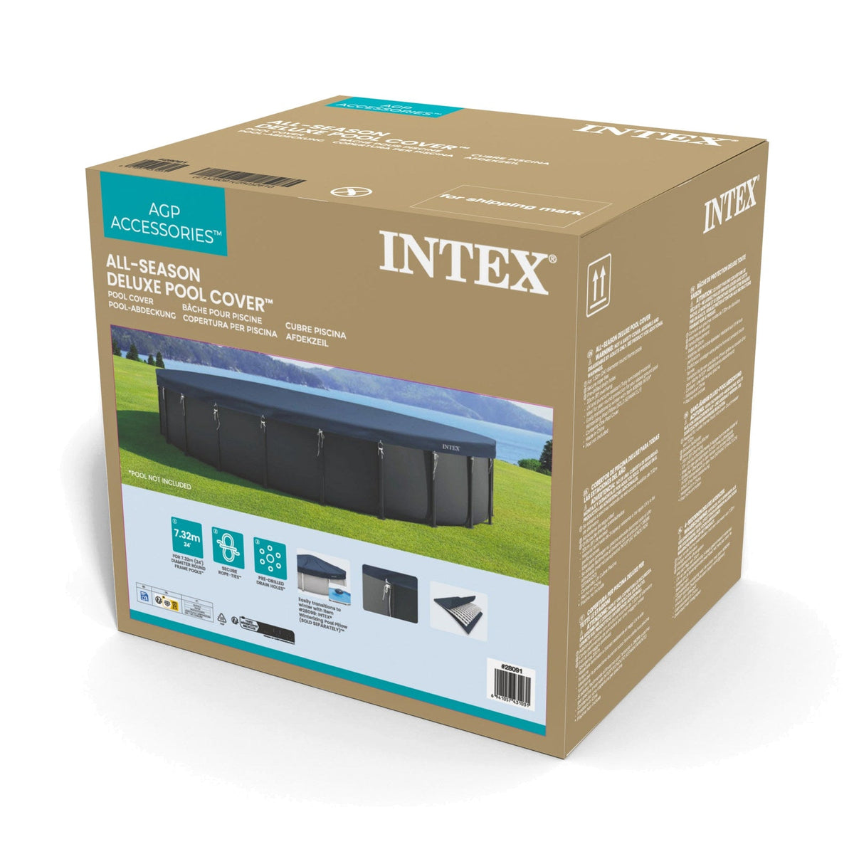 Cobertor All-Season INTEX para Piscina Redonda 732 cm - caja