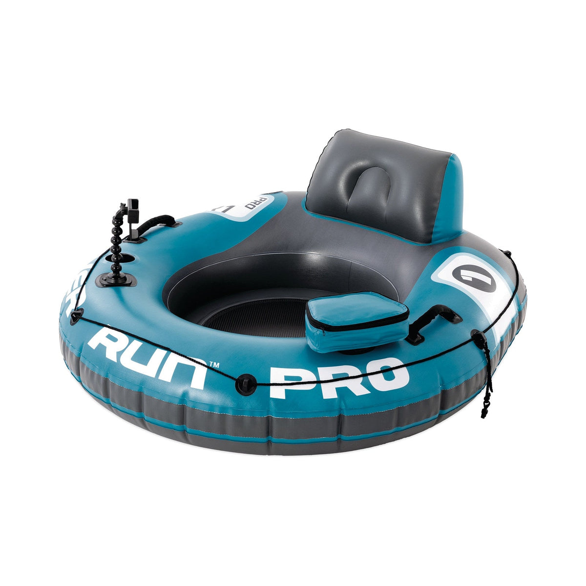Sillón Flotante INTEX River Run 1 Pro con Soporte para Celular 140 x 132 cm