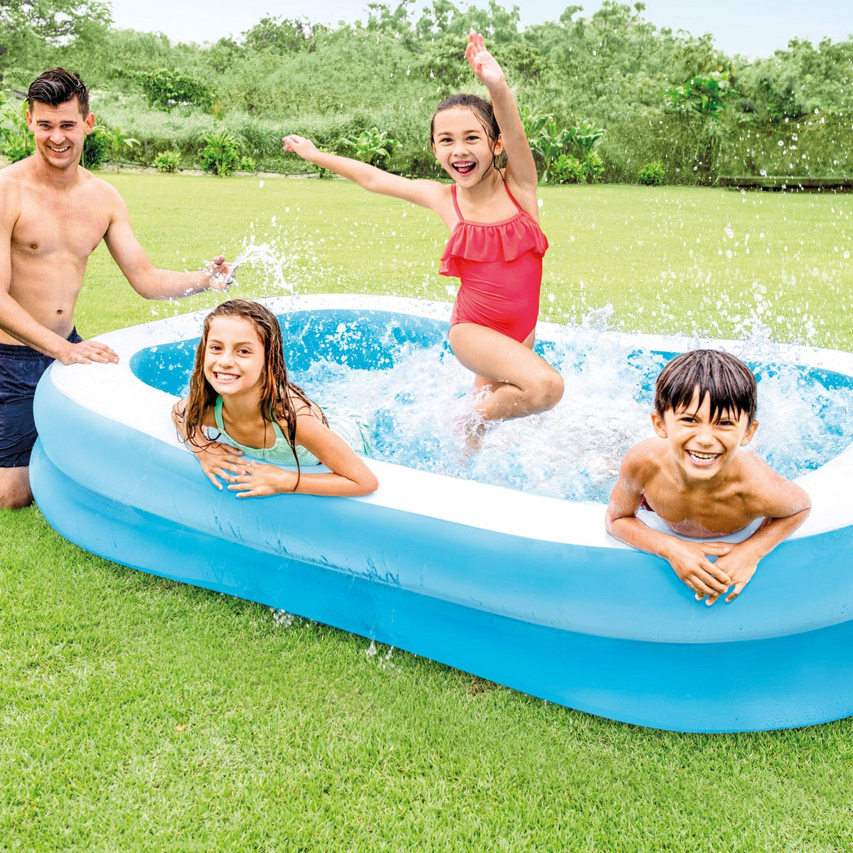 Piscina Inflable Familiar INTEX Swim Center 203 x 152 x 48 cm - detalle 5