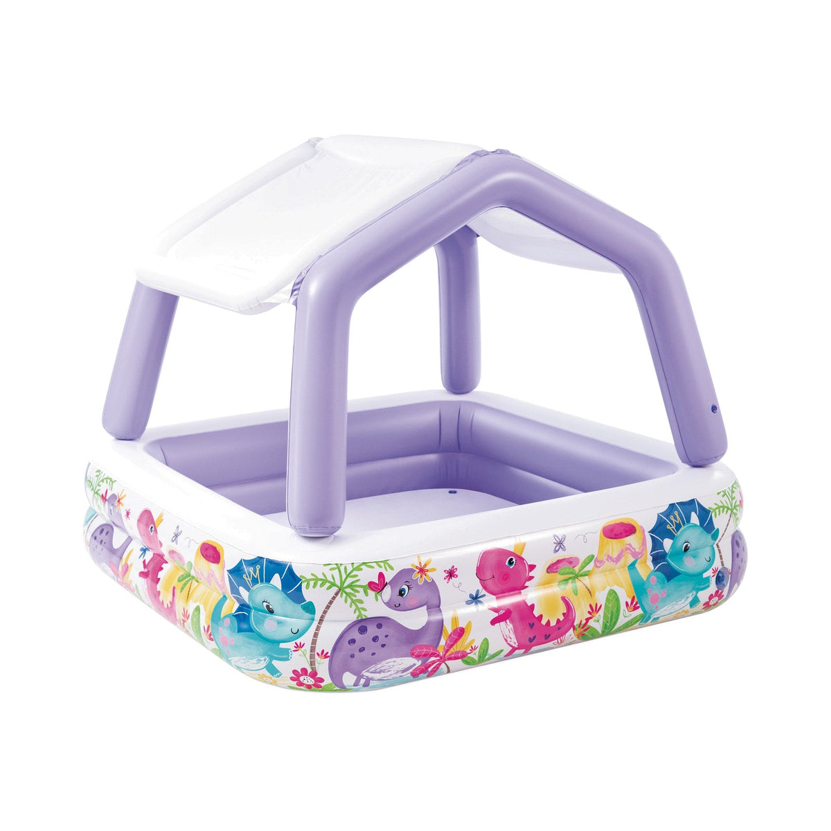 Piscina Inflable Infantil INTEX Sun Shade con Toldo 157 x 157 x 122 cm - vista 2