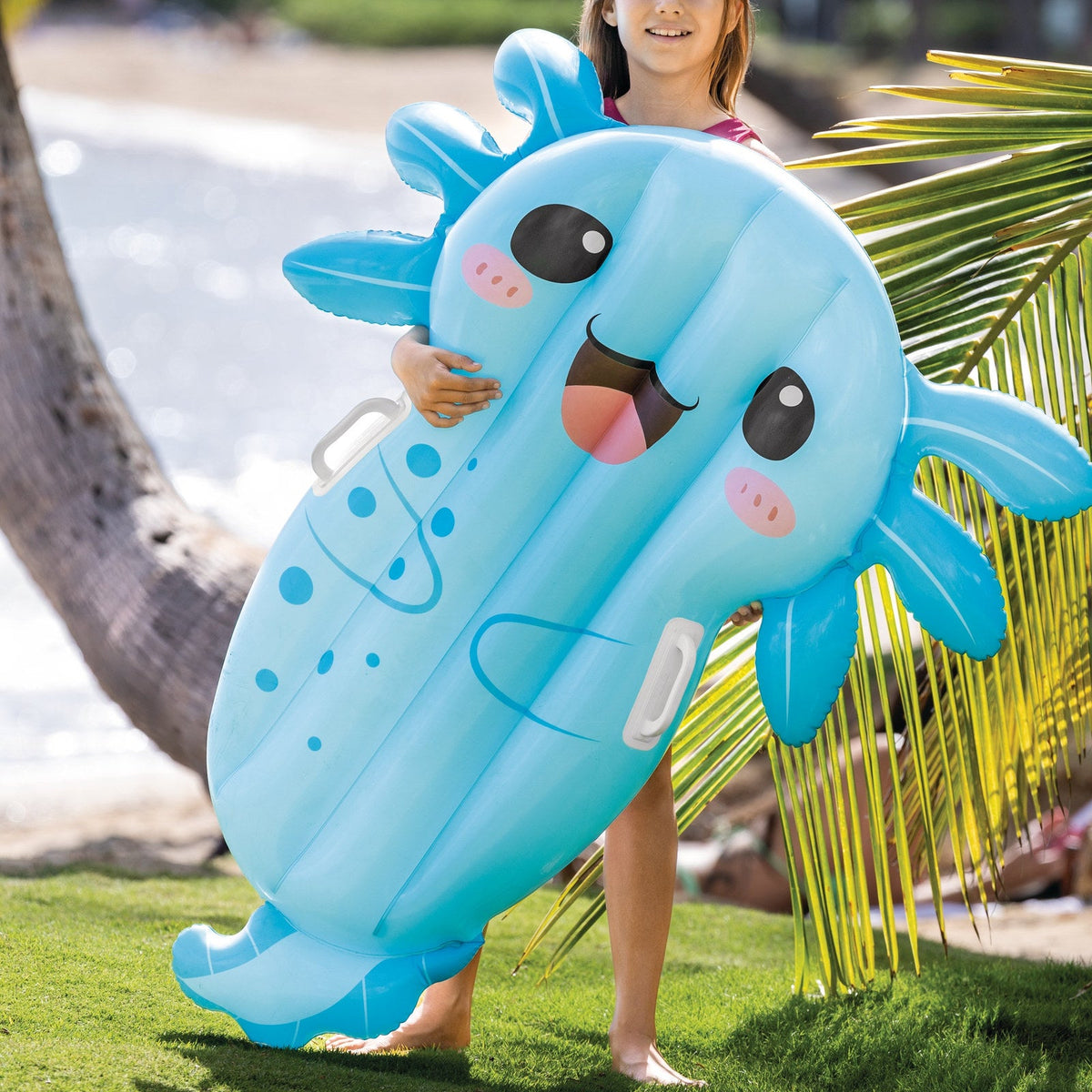 Flotador Inflable INTEX Ajolote 94 x 109 cm - en uso 5