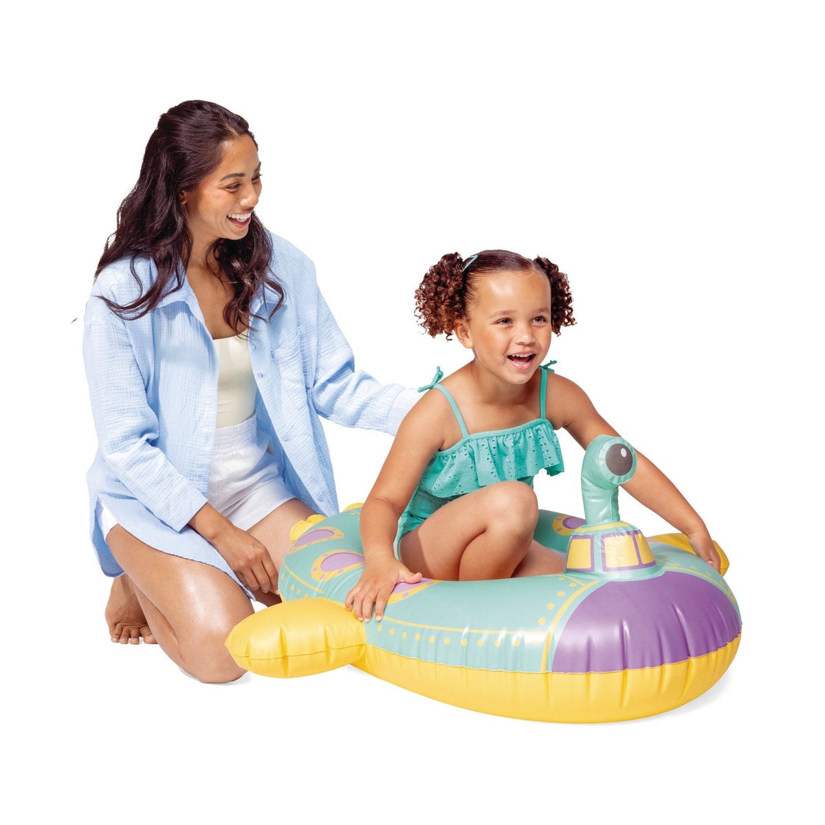 Mini Bote Inflable para Niños INTEX - en uso 5