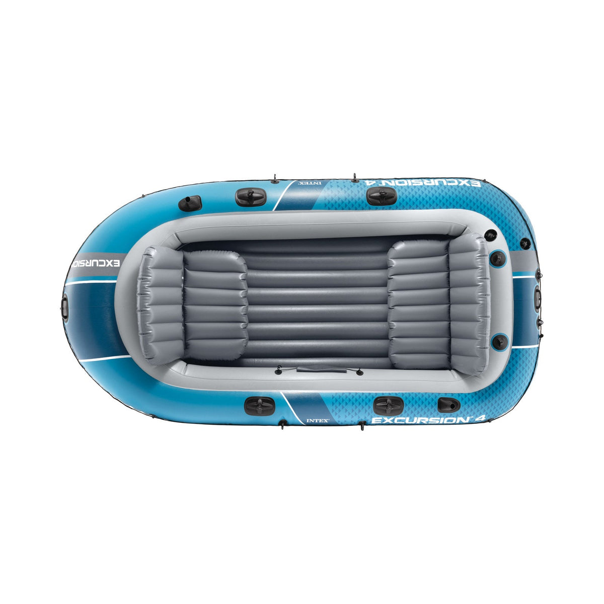 Bote Inflable INTEX Excursion 4 con Remos y Bomba 315 x 165 x 43 cm