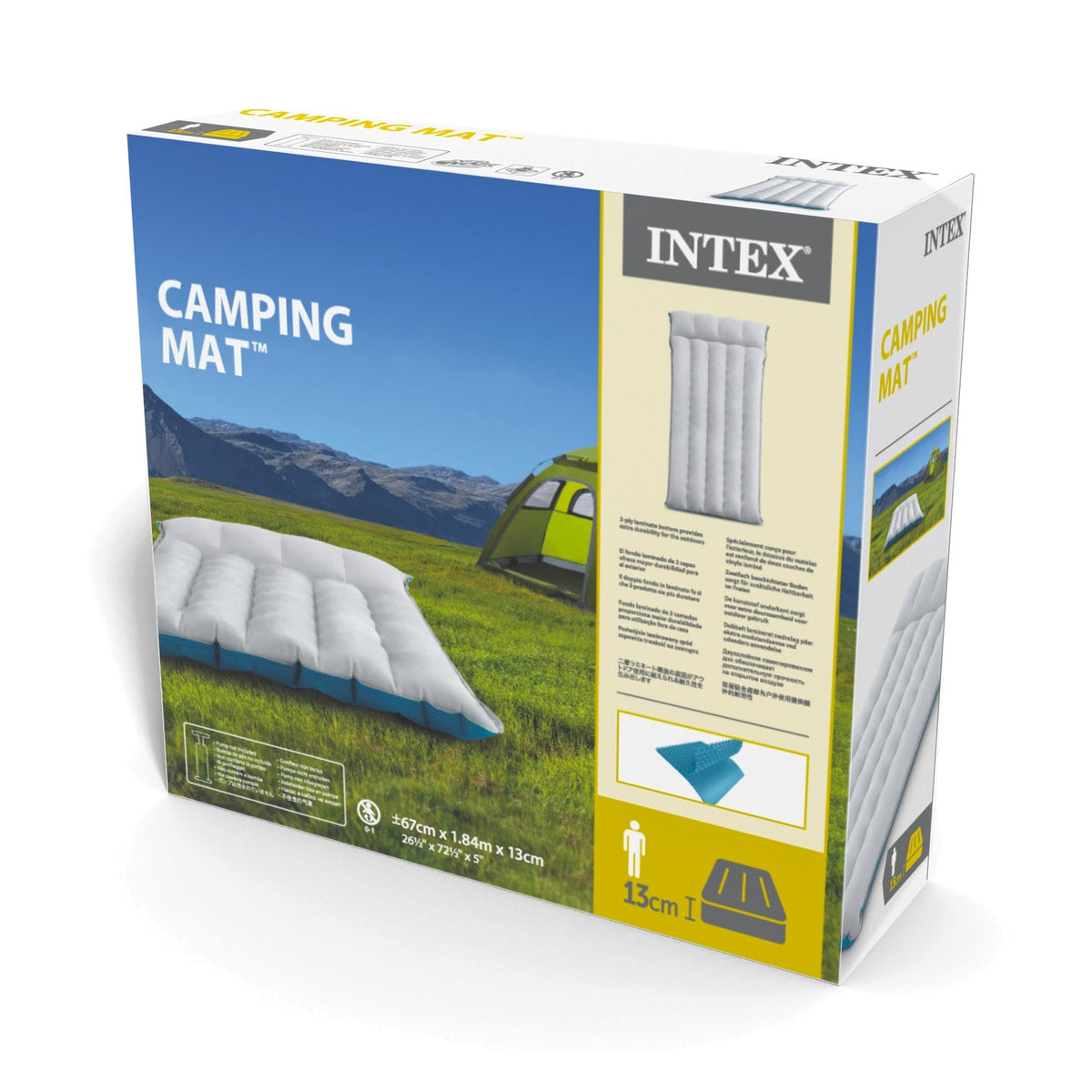 Colchón Inflable Camping Individual INTEX 67x184x17cm - caja
