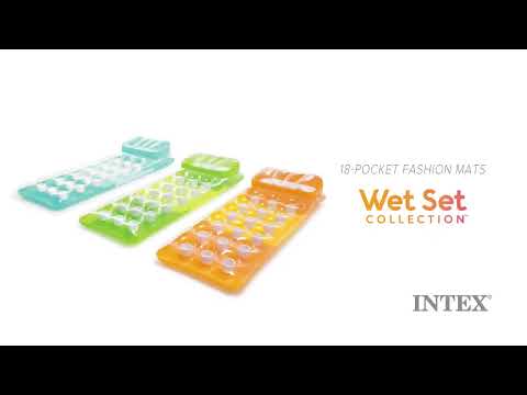 Colchoneta Inflable INTEX 18-Pocket Fashion Mat 188 x 71 cm