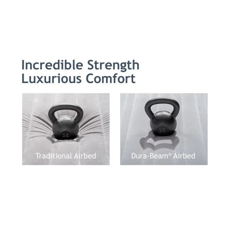 Colchón Inflable Eléctrico INTEX 2 Plazas Queen Comfort Plush