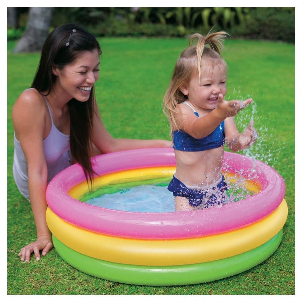 Piscina Inflable para Bebé INTEX Sunset Glow 86 x 25cm