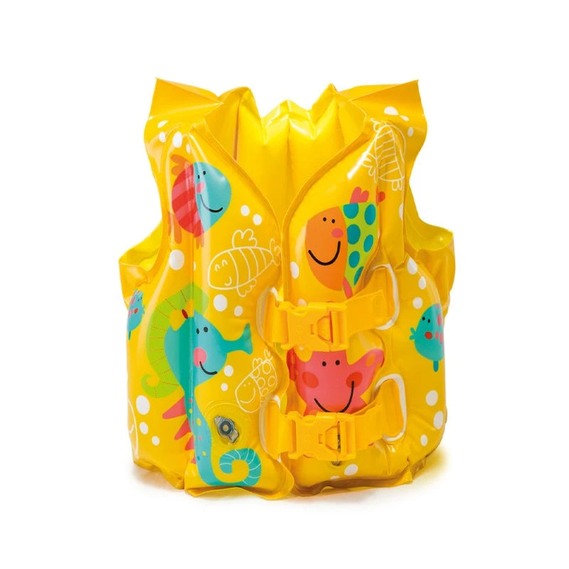 Chaleco Natación Inflable para Niños INTEX Tropical Buddies