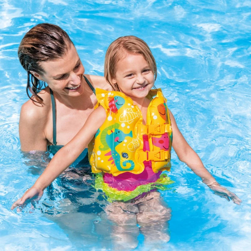 Chaleco Natación Inflable para Niños INTEX Tropical Buddies