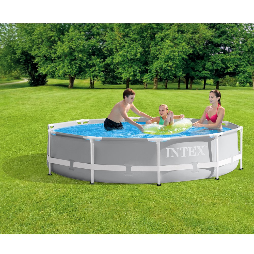 Piscina Estructural Redonda INTEX Prism Frame 305 x 76 cm, 4.485L, con Bomba
