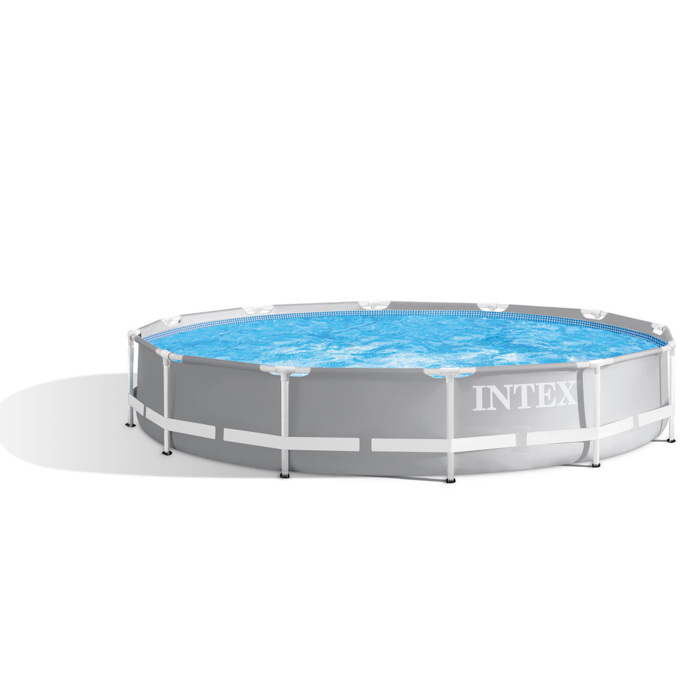 Piscina Estructural Redonda Prism Frame INTEX 366 x 76 cm, 6.503L, con Bomba