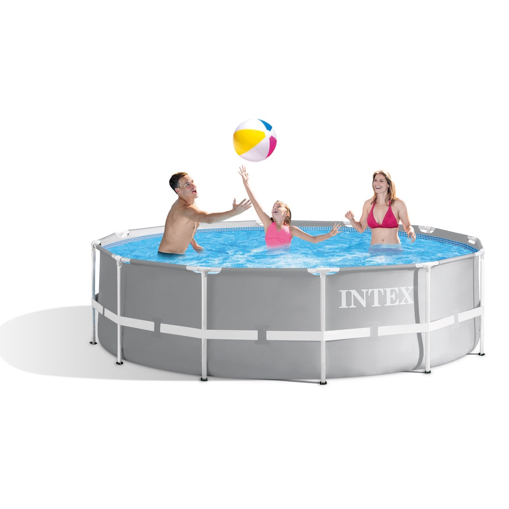 Piscina Estructural Redonda Prism Frame INTEX 366 x 99 cm, 8,592L, con Bomba
