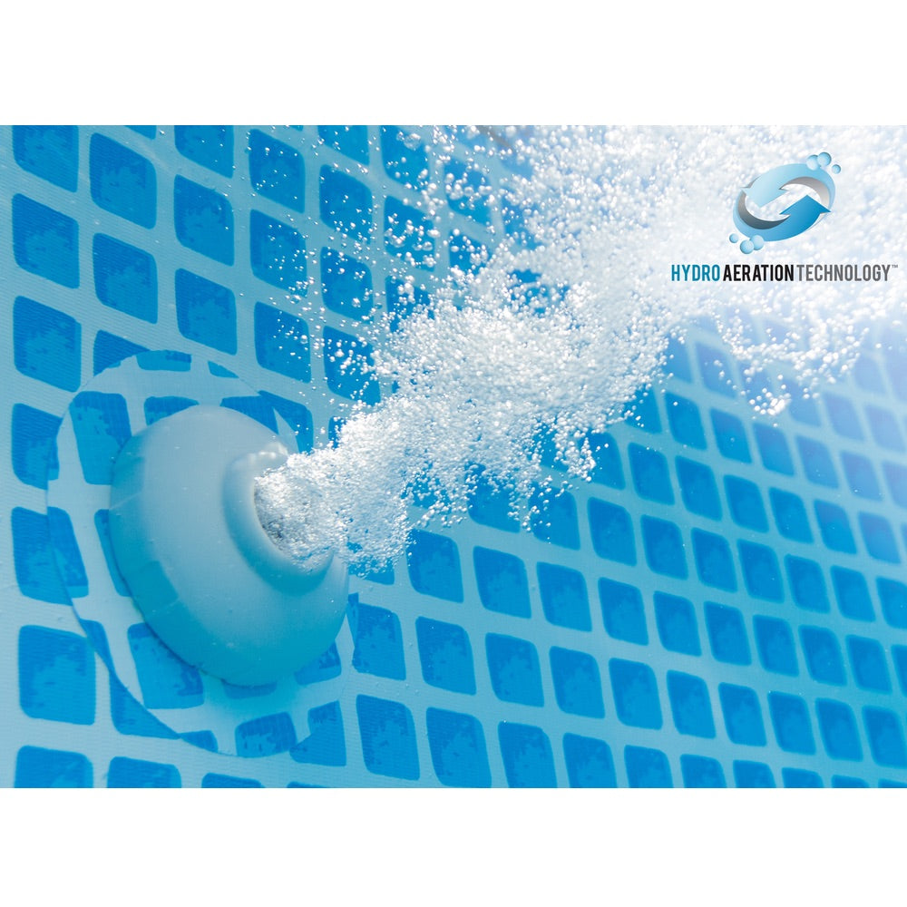 Piscina Estructural Redonda Prism Frame INTEX 366 x 99 cm, 8,592L, con Bomba