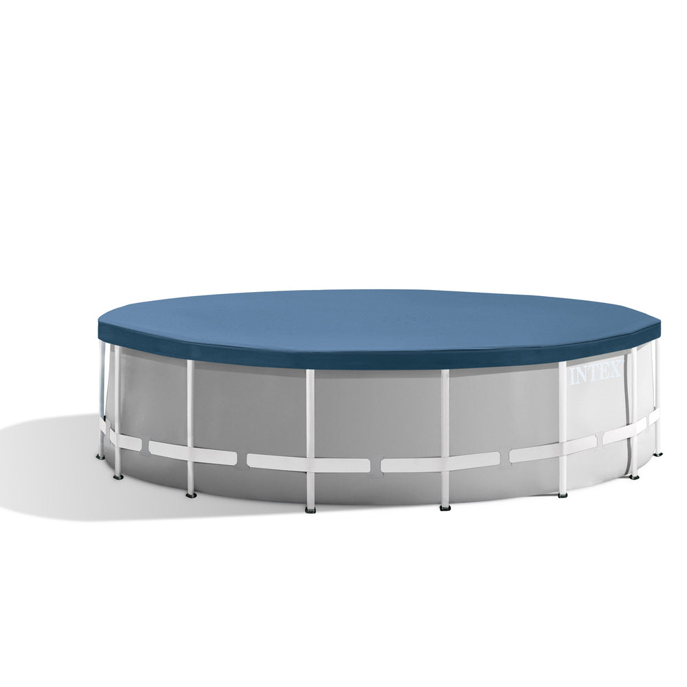Piscina Estructural Redonda INTEX Prism Frame 457m x 122m, 16.805L, con Bomba, Escalera y Cobertor