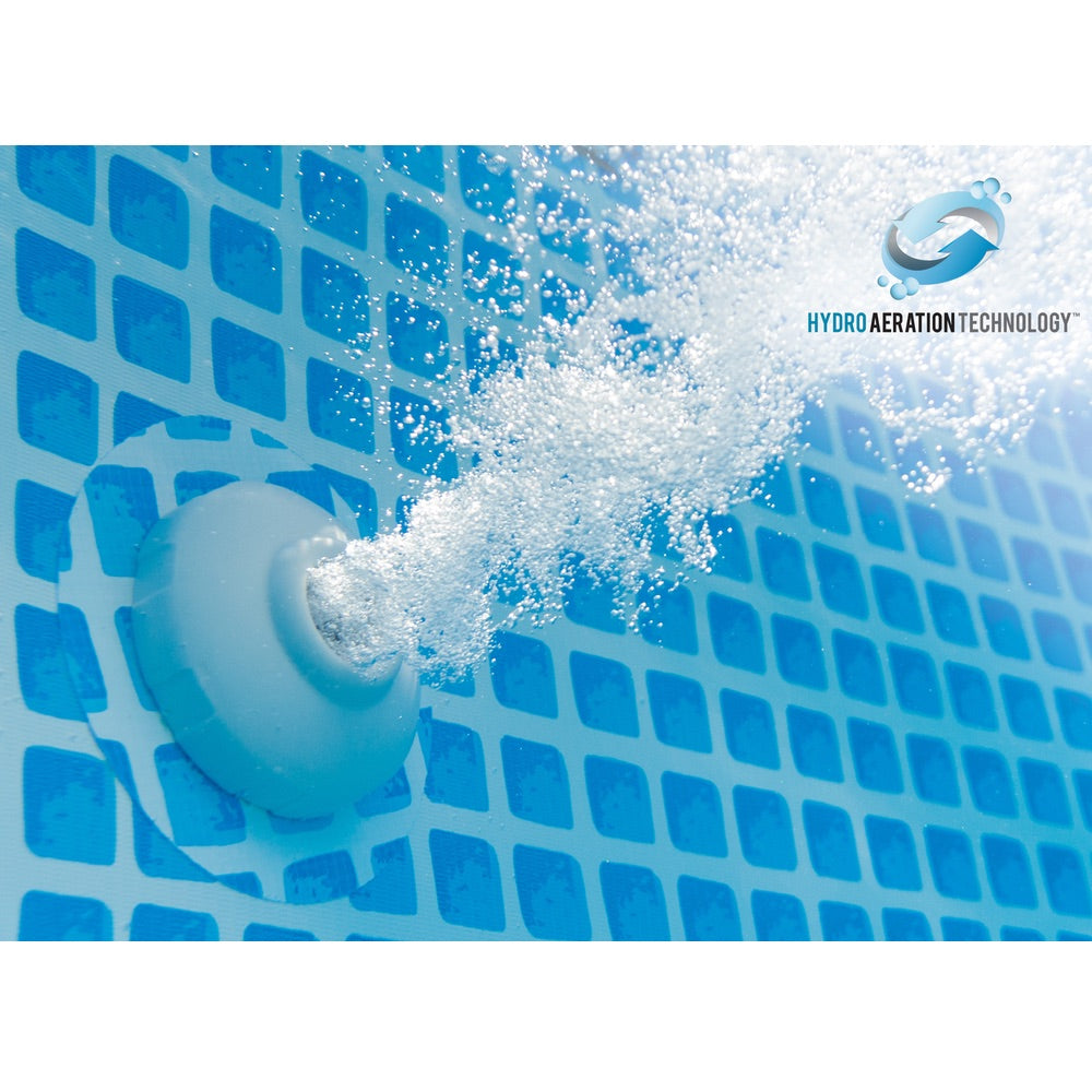 Piscina Estructural Rectangular INTEX Prism Frame 3m x 1.75m x 80cm, 3.539L, con Bomba y Escalera