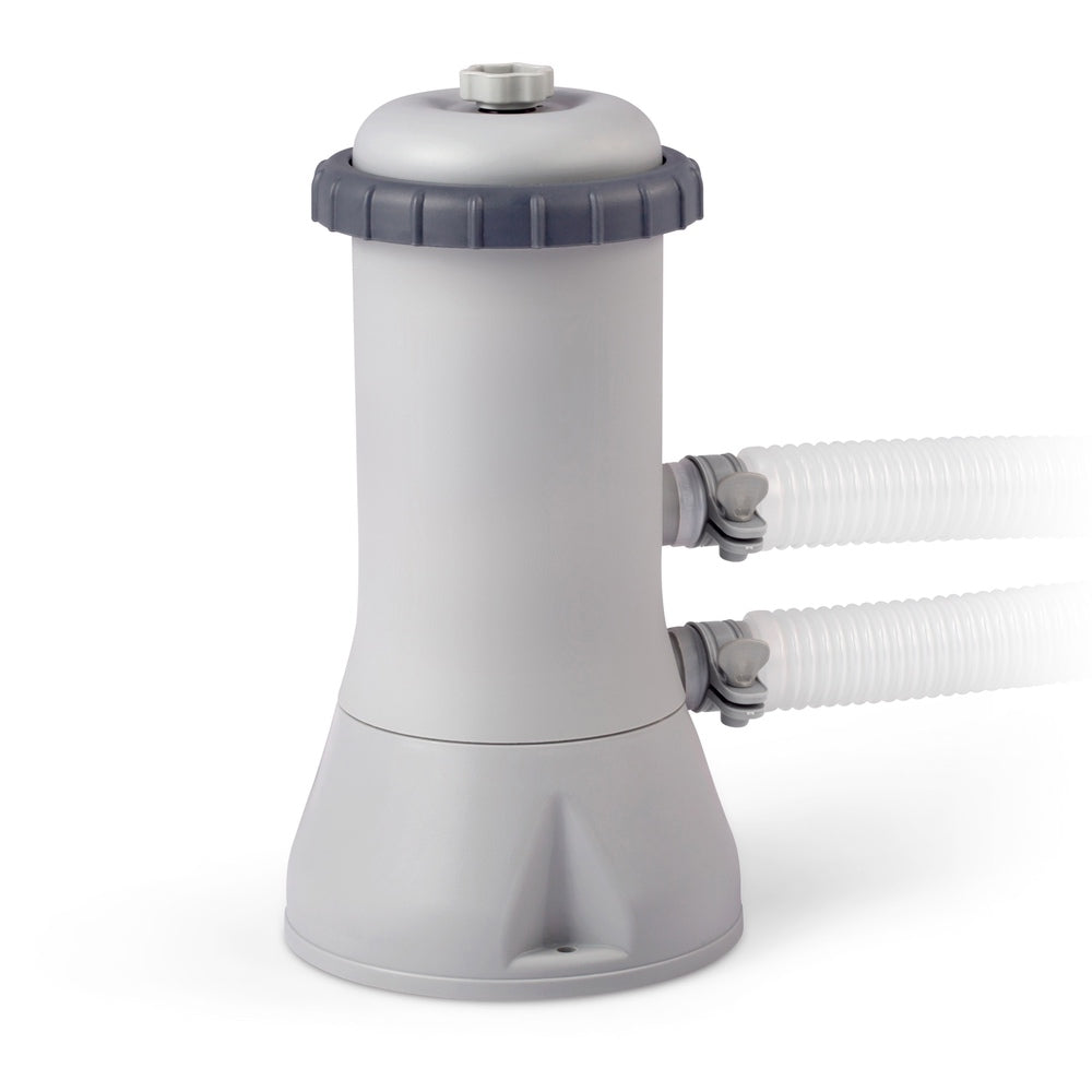 Piscina Estructural Prism Frame INTEX, 488 x 244 x 107 cm, 10.874L, con Bomba, Escalera, Cobertor y Tapiz