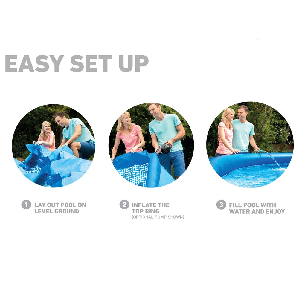 Piscina Easy Set INTEX, 305 x 61 cm, 3.077L con Boba de Filtro