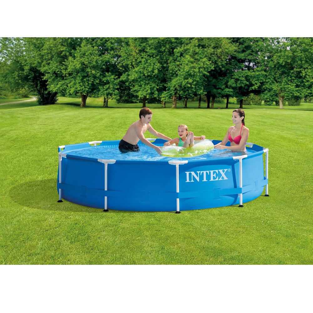 Piscina Estructural Circular INTEX Metal Frame, 305 x 76 cm, 4485 Litros