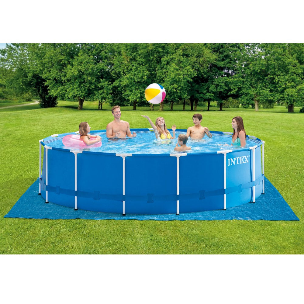 Piscina Estructural Redonda INTEX Metal Frame, 457 X 122 cm, 16.805 Litros