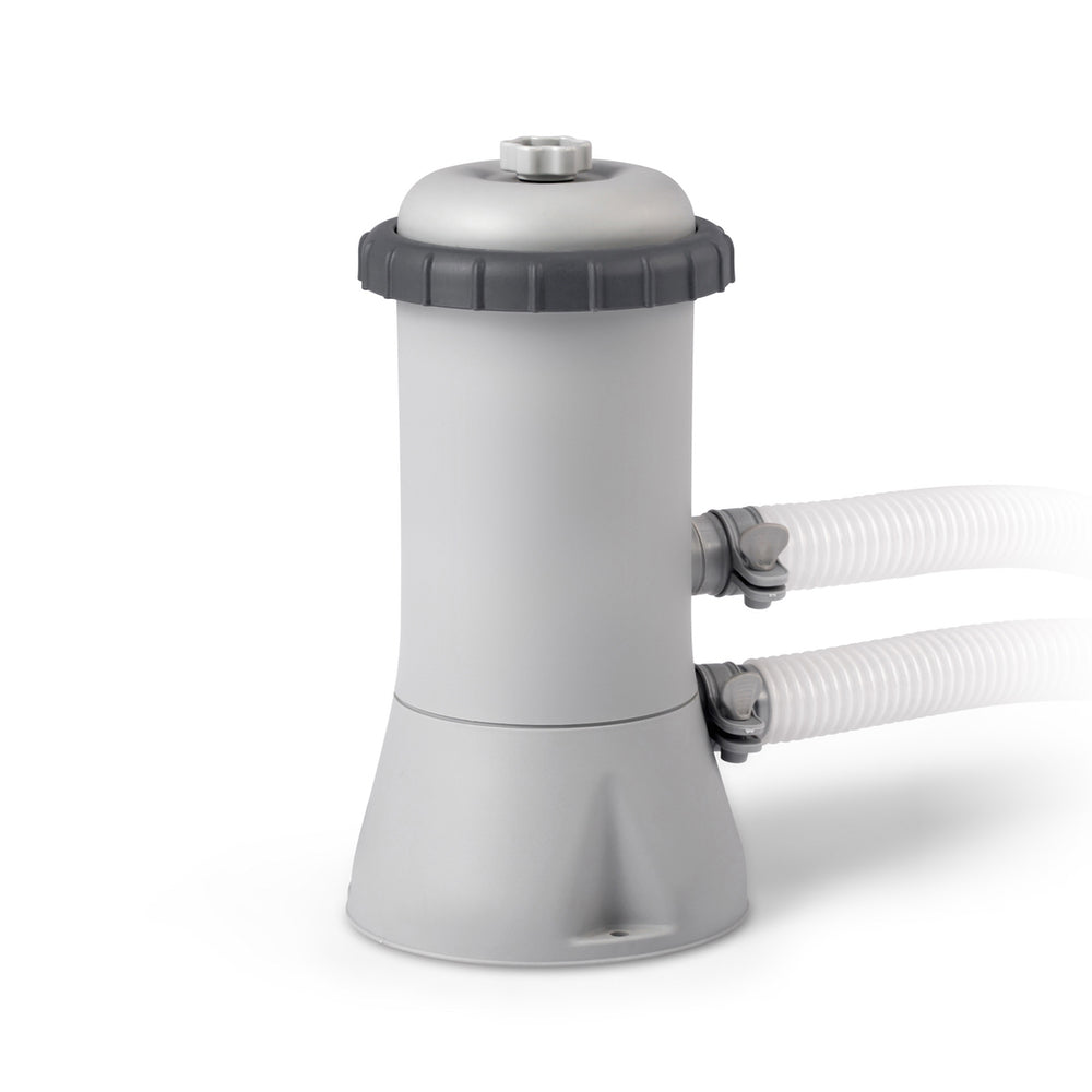 Piscina Estructural Rectangular INTEX Metal Frame, 4.50m x 2.20m x 84cm, 7.127L, con Bomba