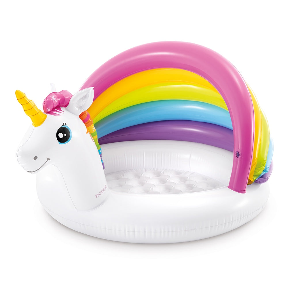 Piscina Inflable Infantil INTEX con Parasol Unicornio