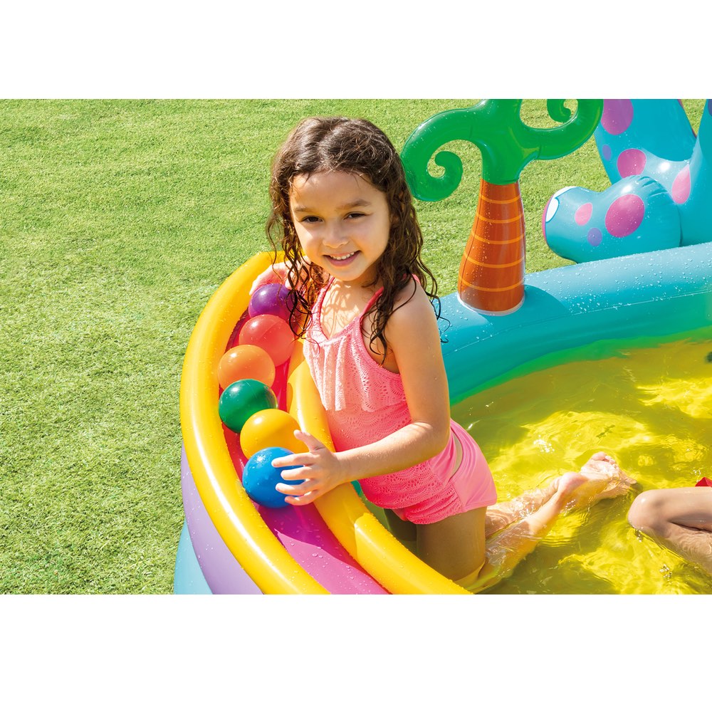 Piscina Centro de Juegos inflable Dinos INTEX