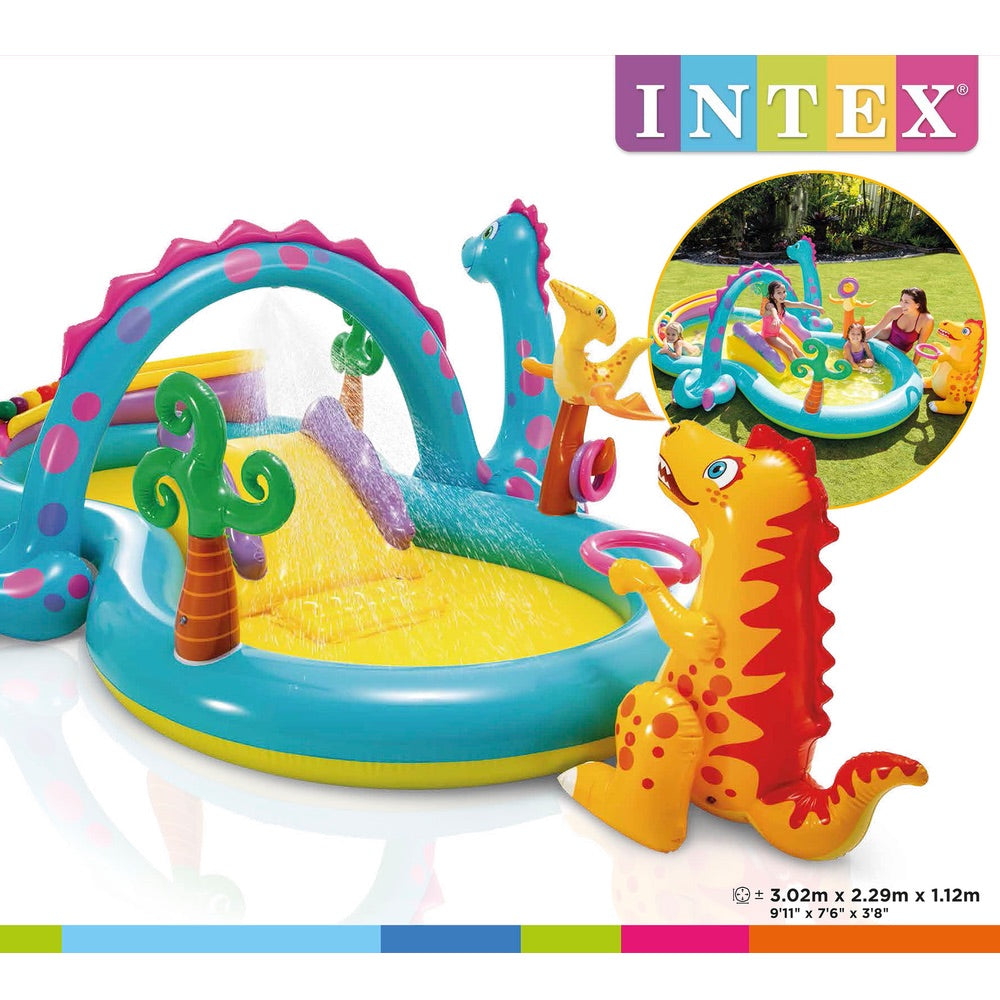 Piscina Centro de Juegos inflable Dinos INTEX