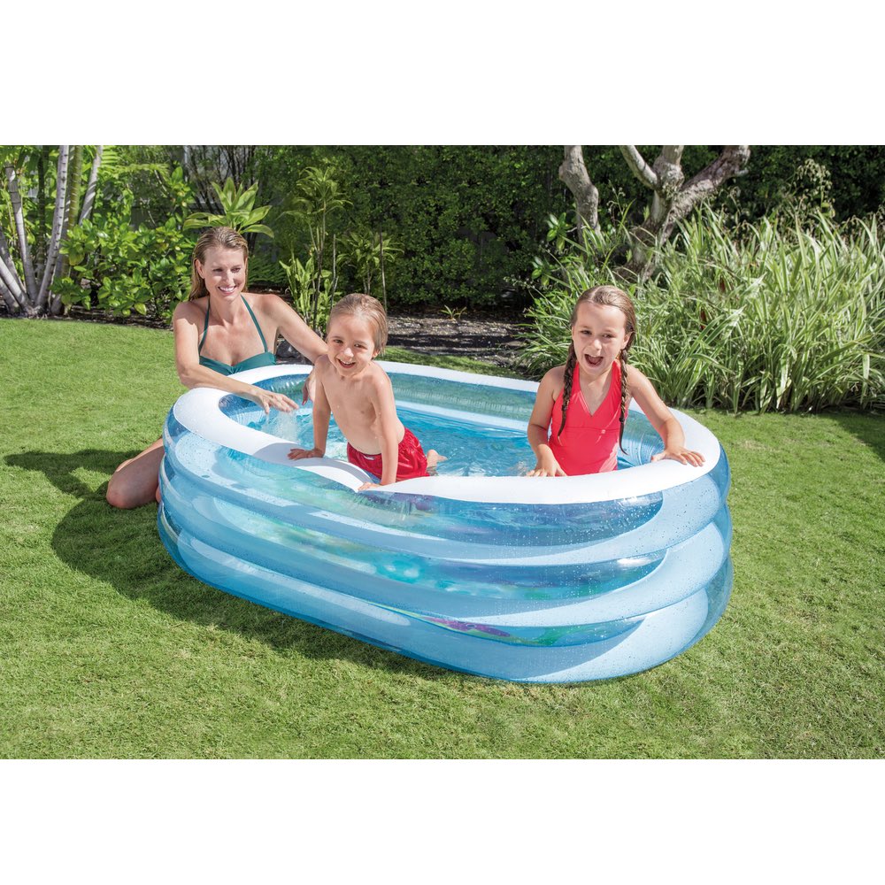 Piscina Inflable Ovalada Infantil Intex