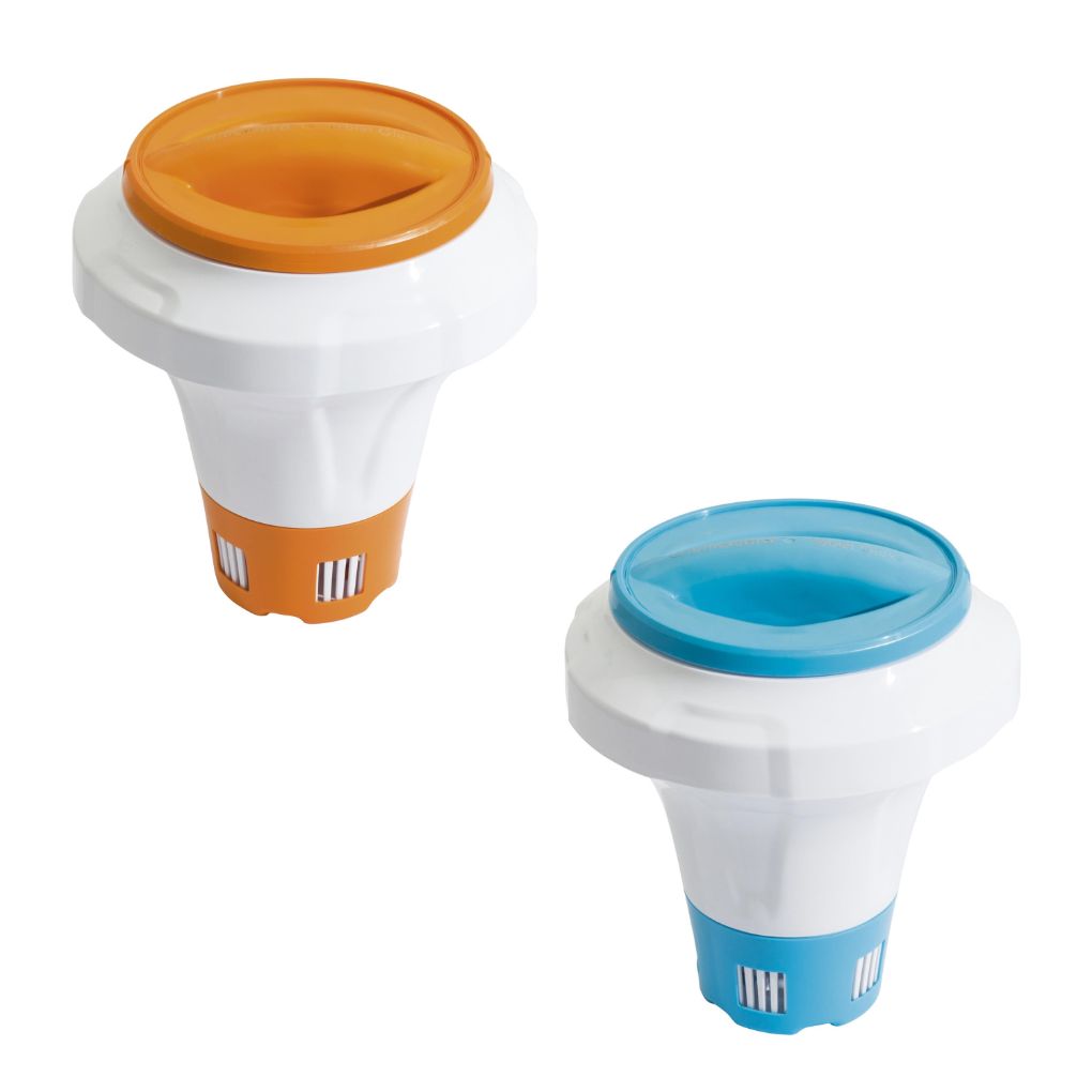 Porta Cloro Flotante Bestway con Guante Químico