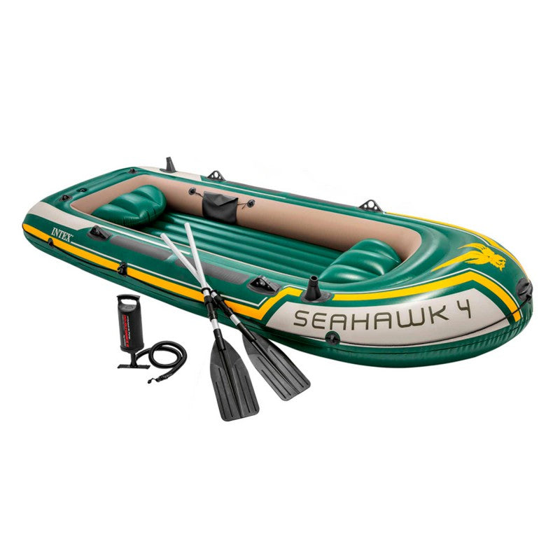 Bote Inflable Seahawk 4 INTEX Sport Series, 3.51m x 1.45m x 48cm