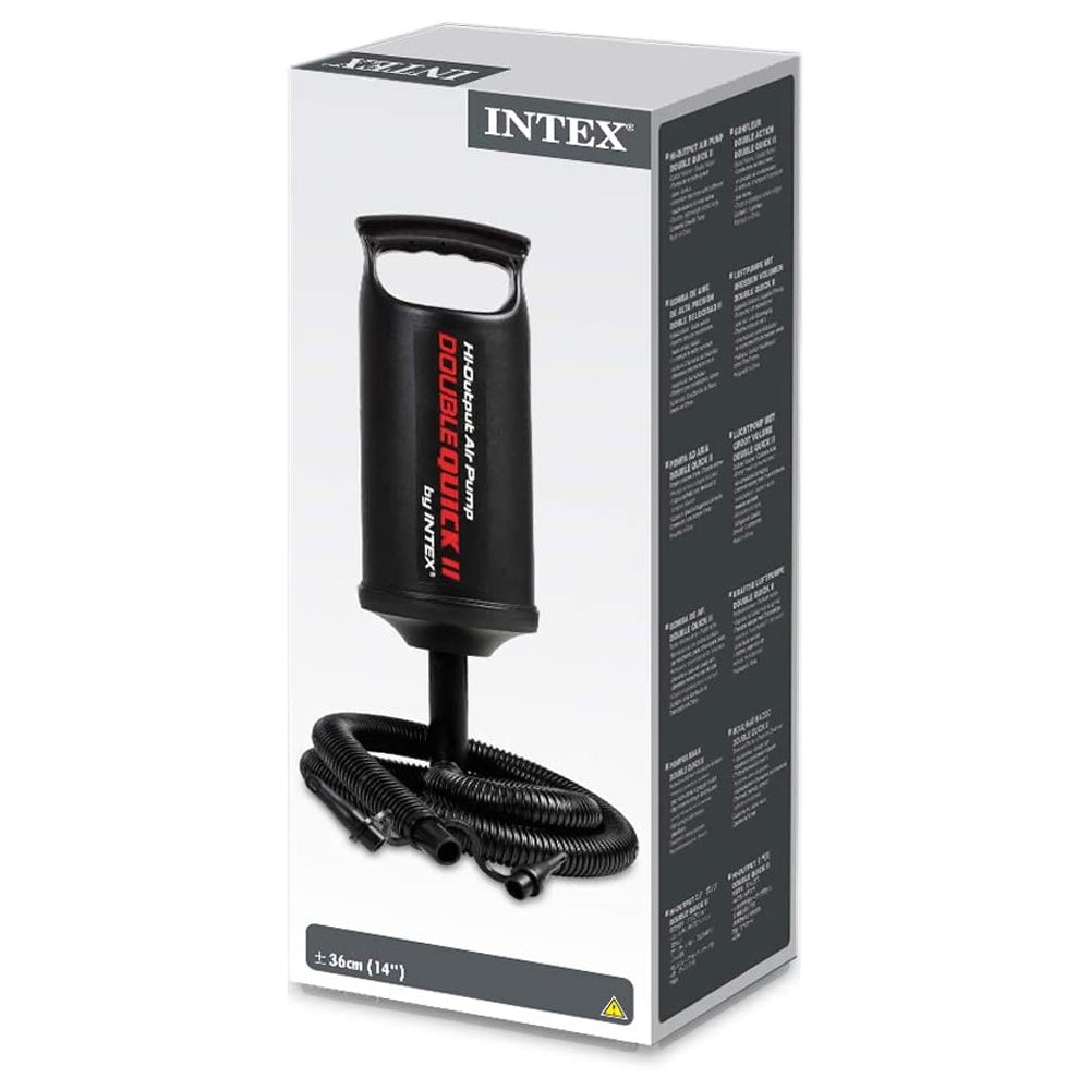 Inflador Manual Doble Velocidad INTEX Double Quick II 36 cm
