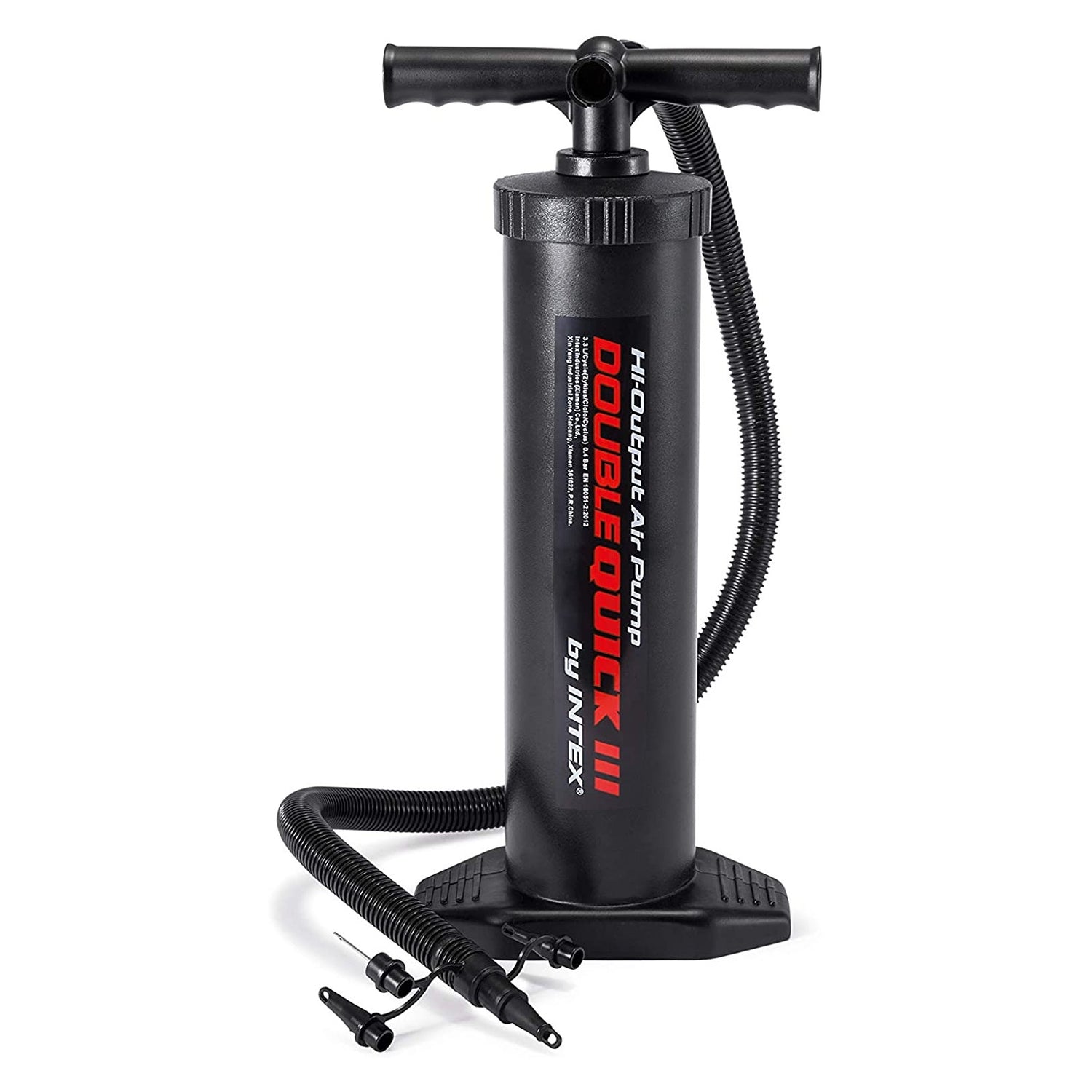 Inflador Manual Doble Velocidad INTEX Double Quick III 48 cm