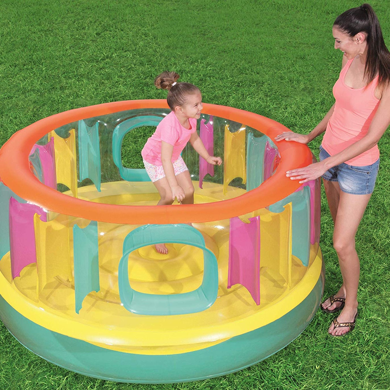 Bestway Gimnasio Inflable Up In & Over Trampolín Bounce Jam