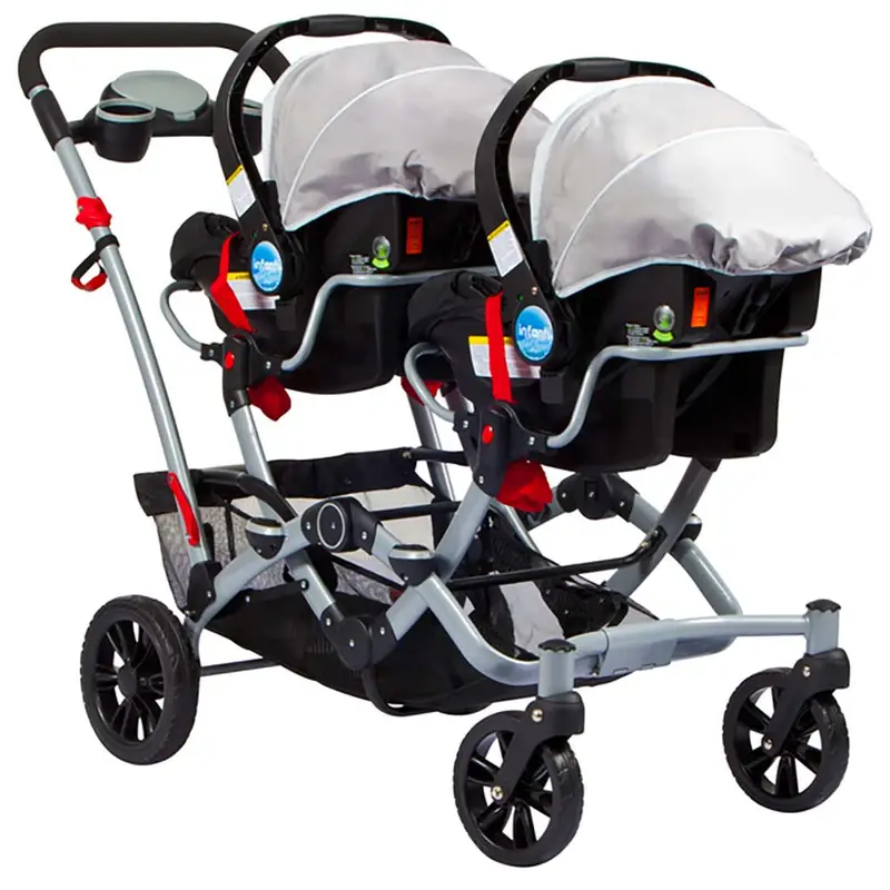 Coche Duo INFANTI Ride Gery + 2 Sillas + 2 Bases