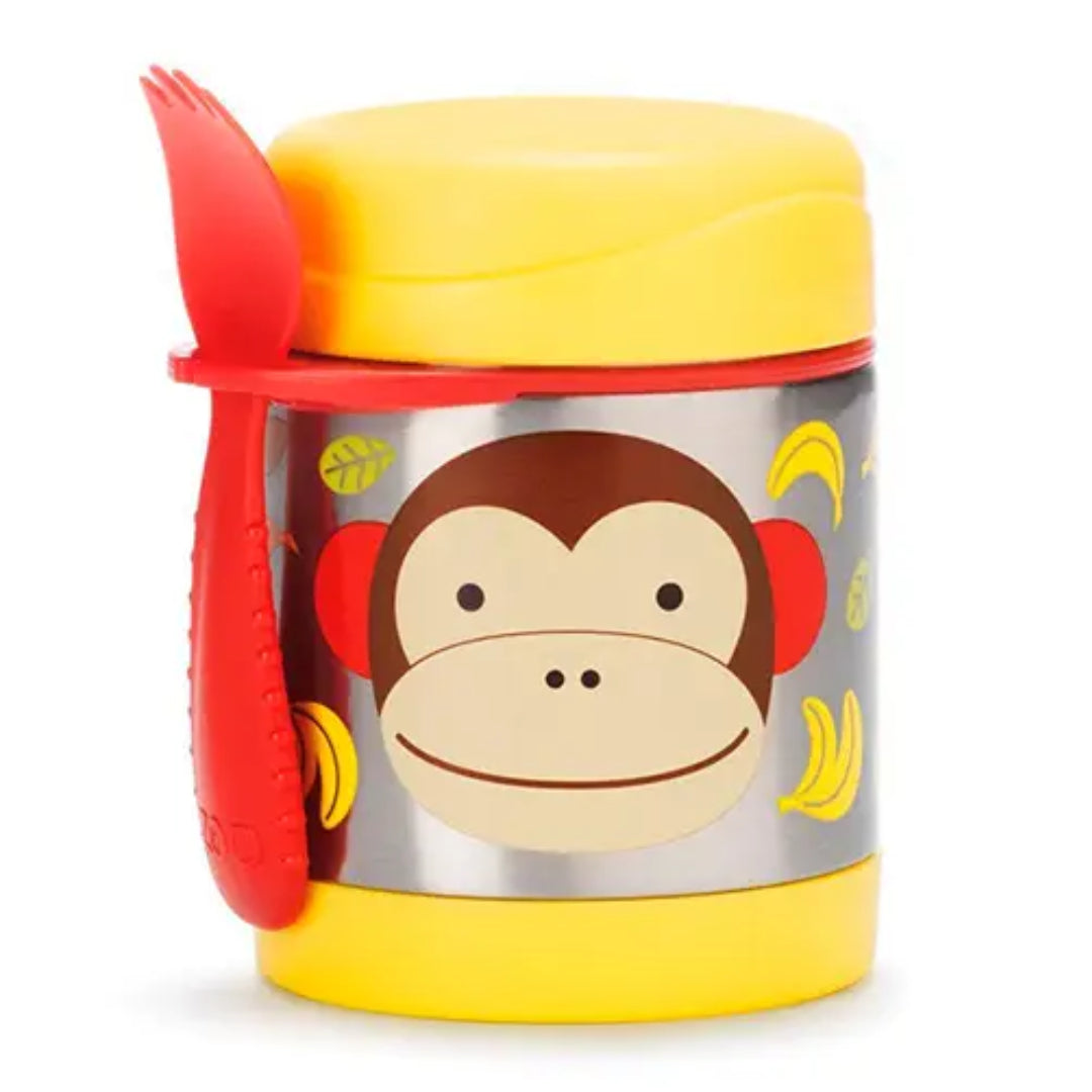 Termo para Comida SKIP-HOP Zoo Monkey, Acero Inox - 325 ml