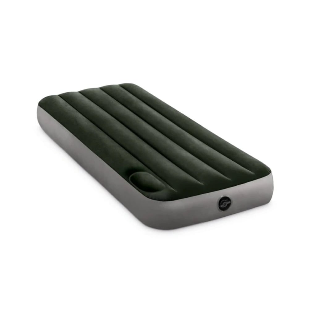 Colchón Inflable Twin 1 Plaza INTEX Downy Fiber-Tech con Inflador de Pie