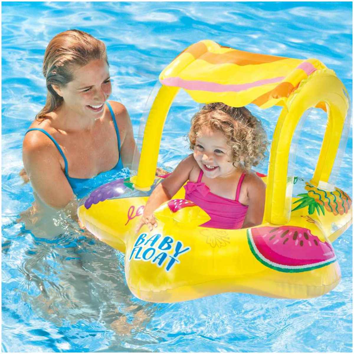 Flotador Inflable INTEX con Asiento para Bebés, 1-2 Años