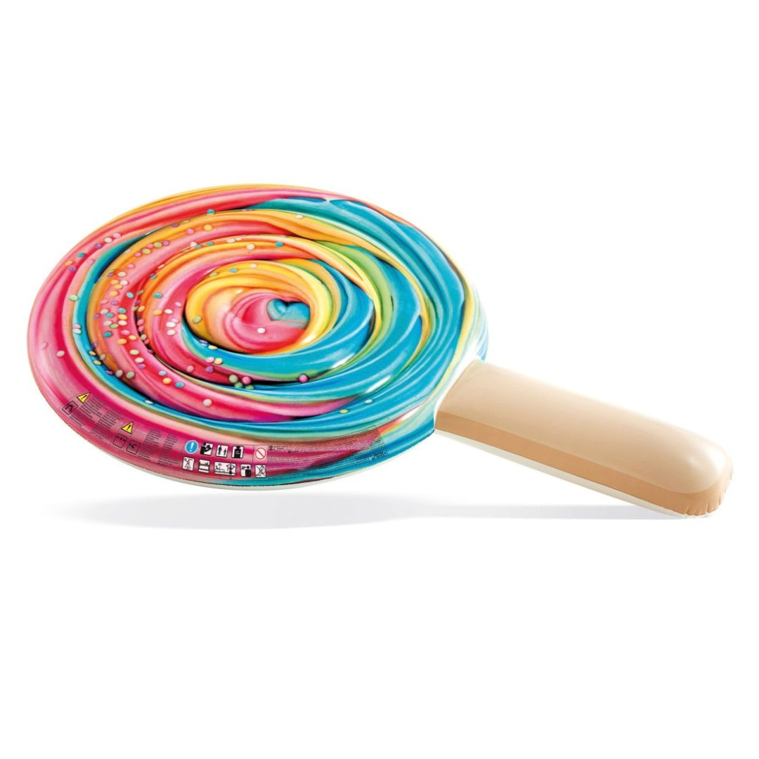 Colchoneta Inflable INTEX Rainbow Sprinkle Lollipop