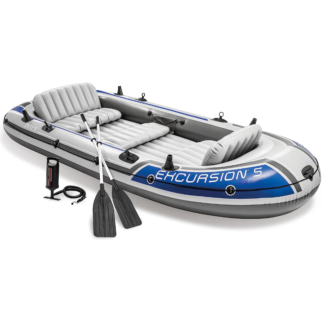 Bote Inflable Excursion INTEX para 5 Personas 366 x 168 x 43cm