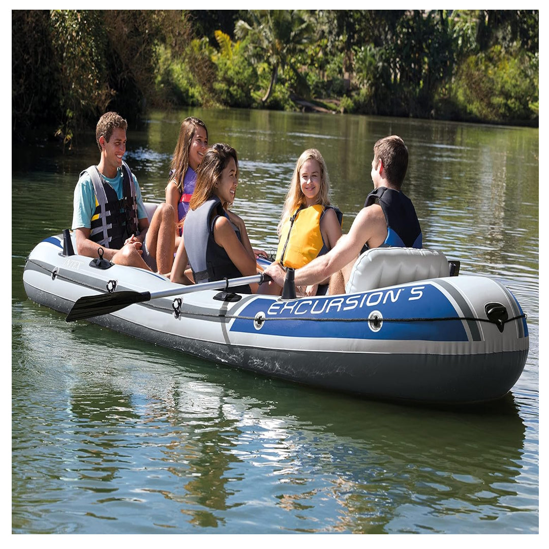 Bote Inflable Excursion INTEX para 5 Personas 366 x 168 x 43cm