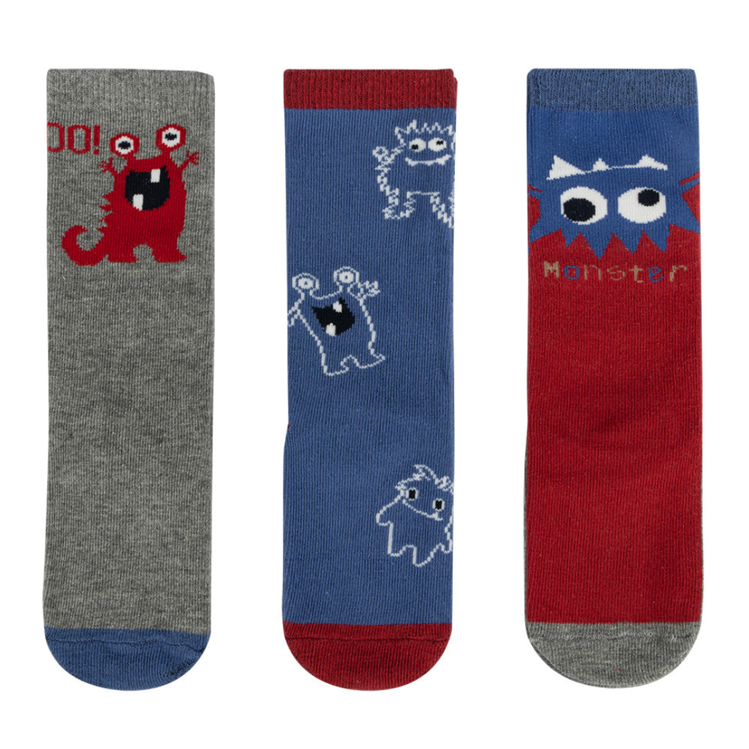 Tripack Calcetines INFANTI Funny Monsters - Talla M