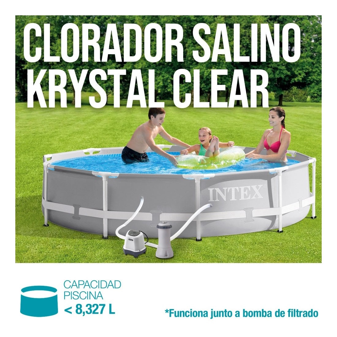 Clorador Salino INTEX Krystal Clear QS200