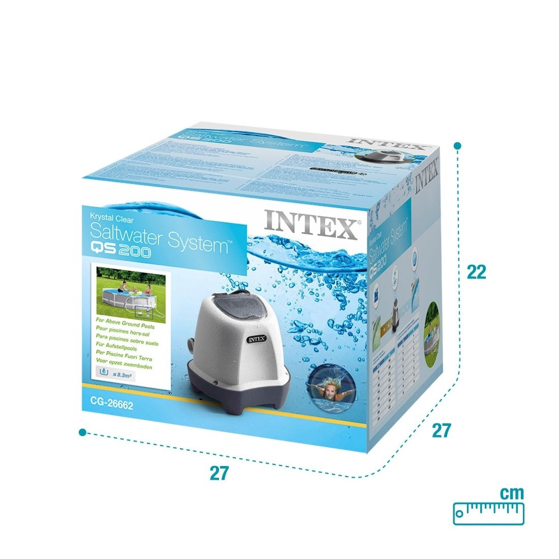 Clorador Salino INTEX Krystal Clear QS200